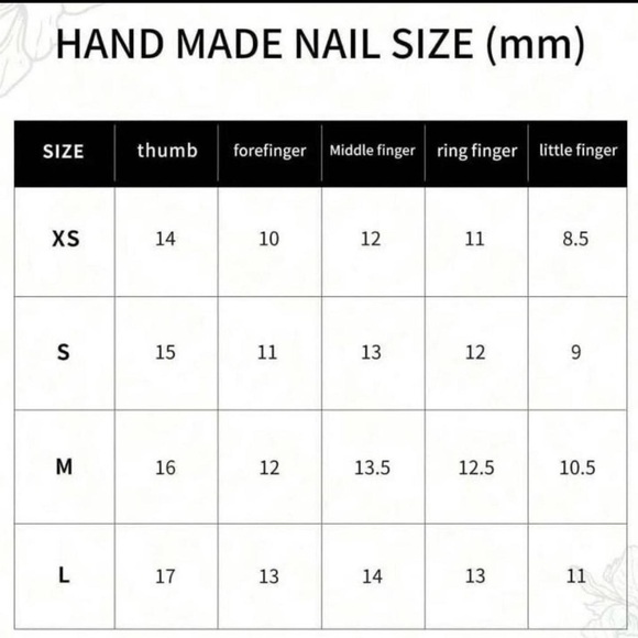 10 PC Hand Crafted Ombre Nails NWT (S,M,L) - Picture 5 of 5